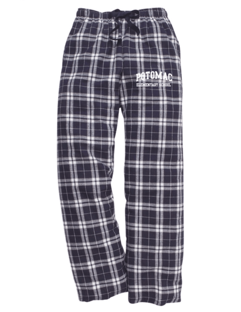 Navy Flannel Pajama Pants